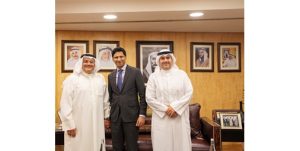 شركة علي عبدالوهاب المطوع التجارية ترحب بالسفير المعين للمملكة المتحدة لدى الكويت قدسي رشيد