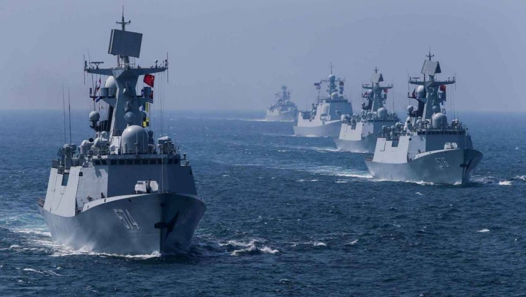 مناورات بحرية سعودية صينية