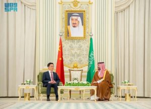 ولي العهد ونائب الرئيس الصيني يبحثان التعاون المشترك وآخر التطورات على المستوى الدولي