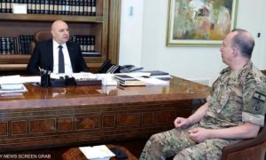 الرئيس اللبناني يدعو الجيش لمواجهة التوغل الإسرائيلي