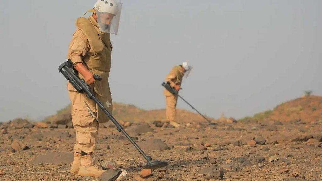 «مسام» ينزع 805 ألغام من الأراضي اليمنية خلال أسبوع