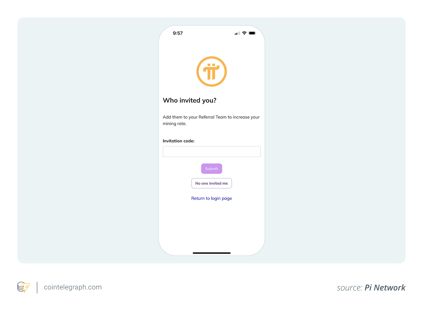 ديناميكيات الإحالة الخاصة بـ Pi Network أثناء العمل