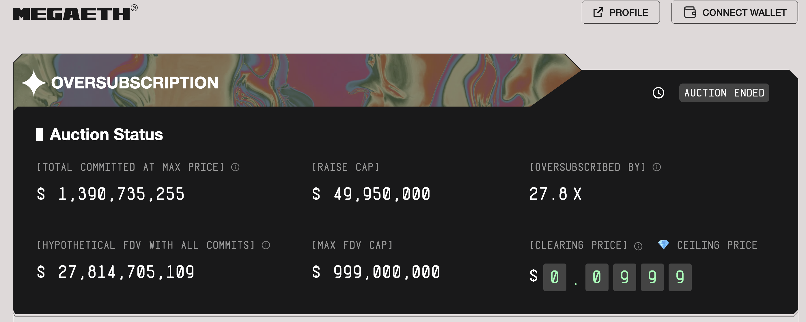 عرض أولي للعملة