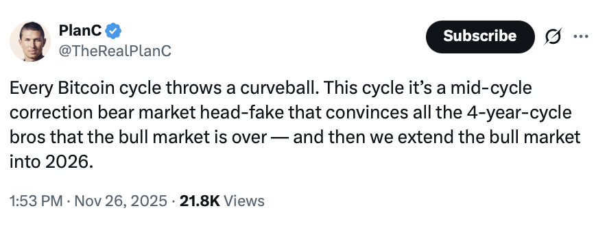 العملات المشفرة، سعر البيتكوين