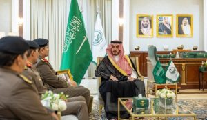 أمير الجوف يستقبل مدير المرور المعيَّن حديثاً