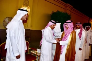 منصور بن ناصر وفيصل بن مقرن يواسيان آل باناجة في فقيدهم – أخبار السعودية