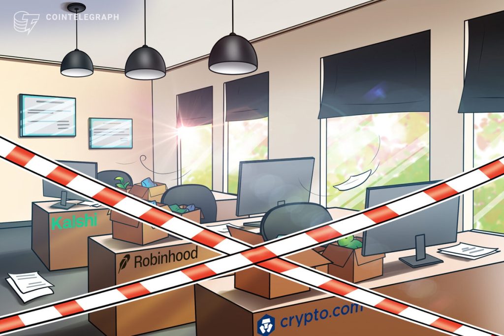 كونيتيكت تطلب إيقاف عقود أحداث Robinhood وCrypto.com وKalshi