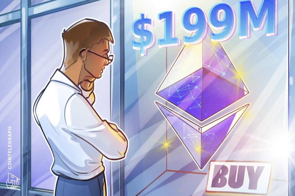 قامت Bitmine بشراء 199 مليون دولار من ETH، حيث قام Smart Money Trader ببيع ETH