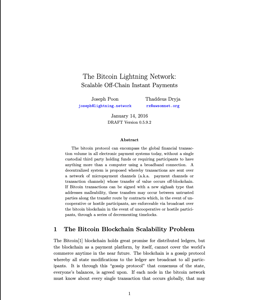 سعر البيتكوين، مدفوعات البيتكوين