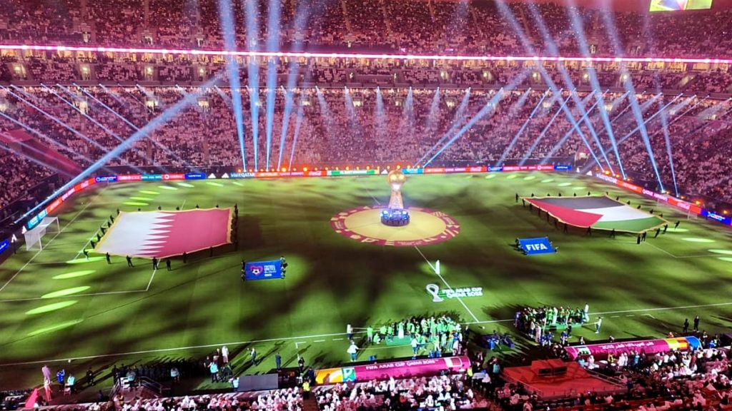 بداية مفاجئة: فلسطين تتغلب على قطر في افتتاح كأس العرب 2025