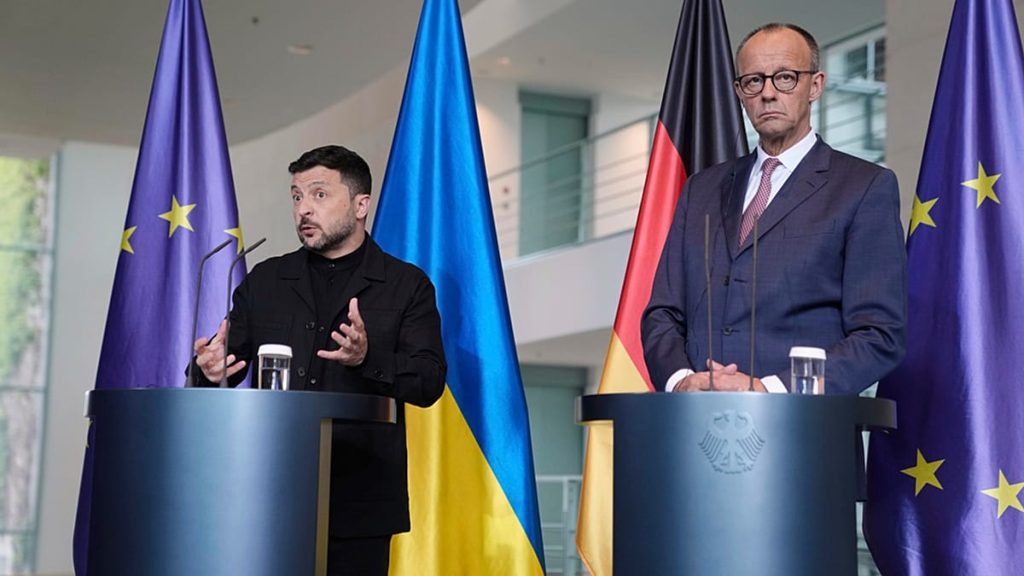 ميرتس يلتقي زيلينسكي الأثنين ويبحث مع قادة أوروبيين مسار الحرب في أوكرانيا