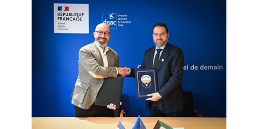 الكويت وفرنسا توقعان مذكرة تفاهم لتعزيز التعاون في قطاع الطيران المدني