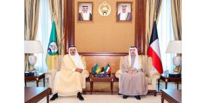 رئيس الحرس الوطني ونائبه استقبلا أحمد النواف