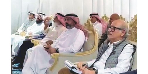 سالم الحاي يتفقد مشروع إعادة تأهيل الغطاء النباتي في محمية خباري العوازم