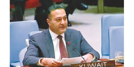 الكويت تؤكد الموقف العربي المطالب بتطبيق القانون الدولي «بلا انتقائية»