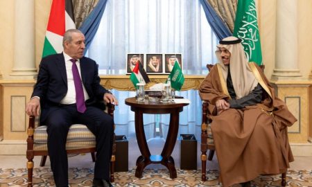 مباحثات سعودية فلسطينية: دعم غزة والضفة وحل الدولتين
