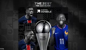 ديمبلي يتوج بجائزة «ذا بيست» لأفضل لاعب في العالم