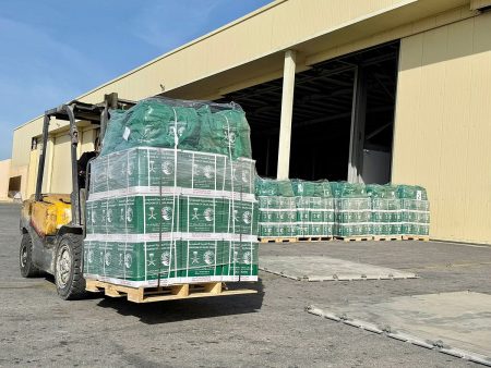 الطائرة الإغاثية السعودية الـ77 لإغاثة الشعب الفلسطيني تصل مطار العريش