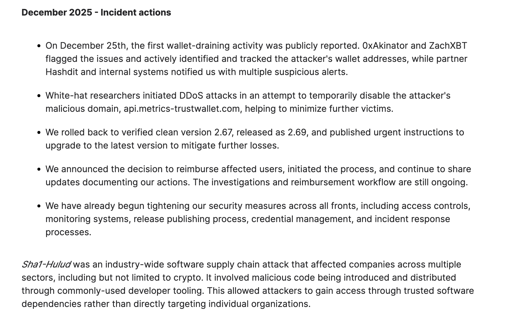 الجرائم الإلكترونية، الأمن السيبراني، المأجورون، Trust Wallet