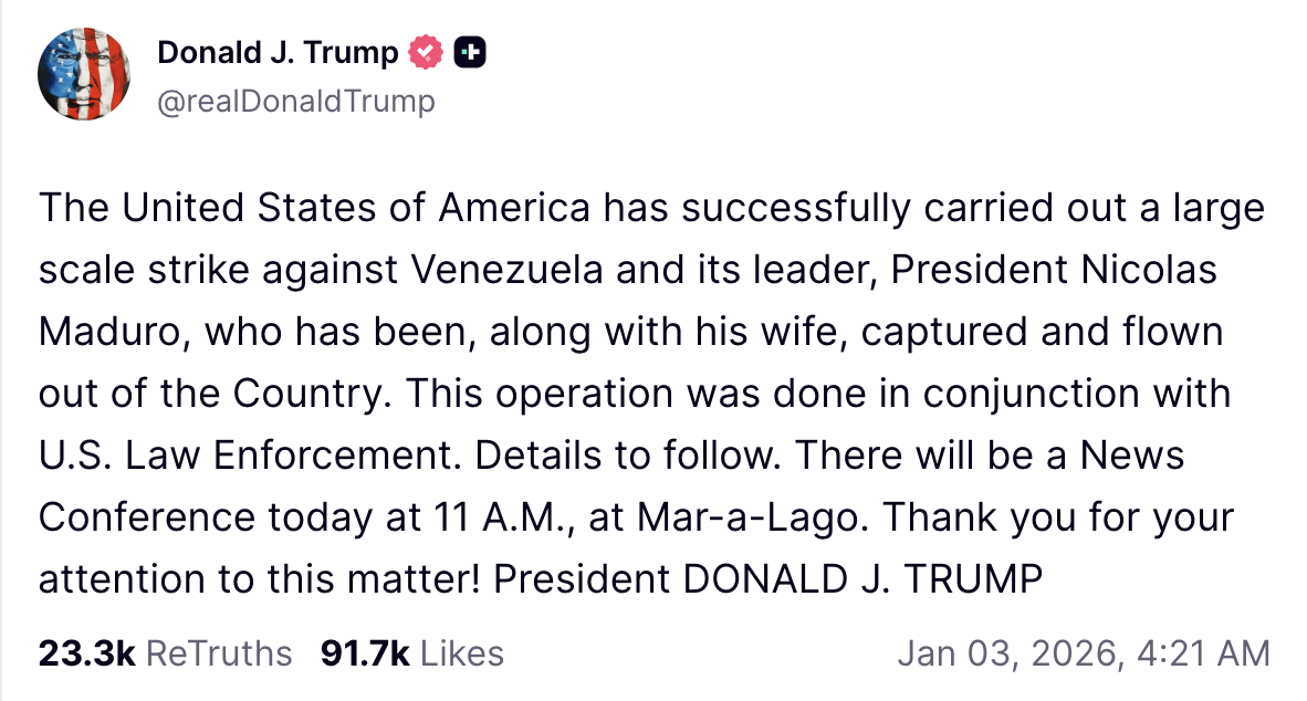 فنزويلا، سعر البيتكوين، الحكومة الأمريكية، الولايات المتحدة، دونالد ترامب، مادورو