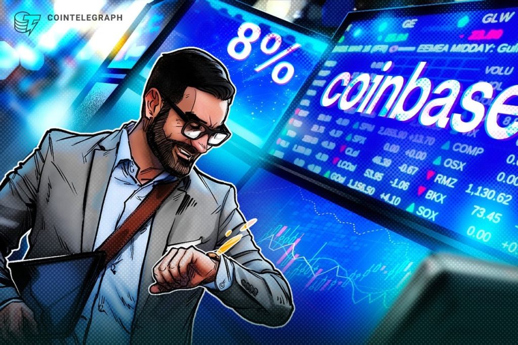 يرتفع سعر Coinbase Sock بنسبة 8٪ بعد قيام Goldman Sachs بترقية الأسهم للشراء
