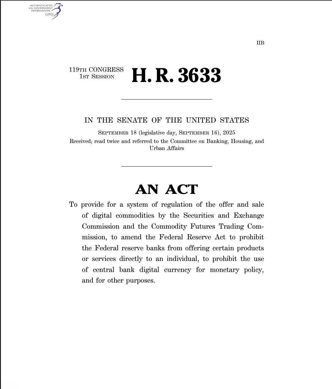 Coinbase، الكونجرس، مجلس الشيوخ، بريان أرمسترونج، الحكومة الأمريكية، الولايات المتحدة