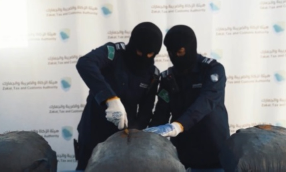 إحباط تهريب 269 ألف حبة كبتاجون بمنفذ الحديثة السعودي