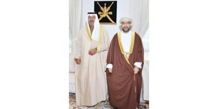 السفير العُماني استقبل سمو الشيخ أحمد النواف