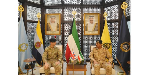 رئيس الأركان بحث مع مساعد رئيس الأركان البريطاني المواضيع ذات الاهتمام المشترك