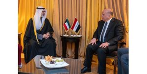 وزير الخارجية بحث تعزيز العلاقات الثنائية مع نظيره العراقي