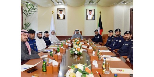 محافظ مبارك الكبير عقد اجتماعاً تنسيقياً مع الجهات الحكومية المعنية