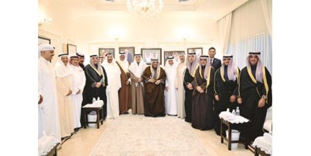 ديوان الدغيشم استقبل المهنئين بشهر رمضان