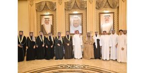 أحمد الشحومي استقبل المهنئين بشهر رمضان