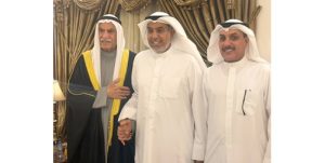 فهد الشعلة استقبل المهنئين بالشهر الفضيل