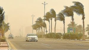 «الأرصاد»: أتربة مثارة في 3 مناطق