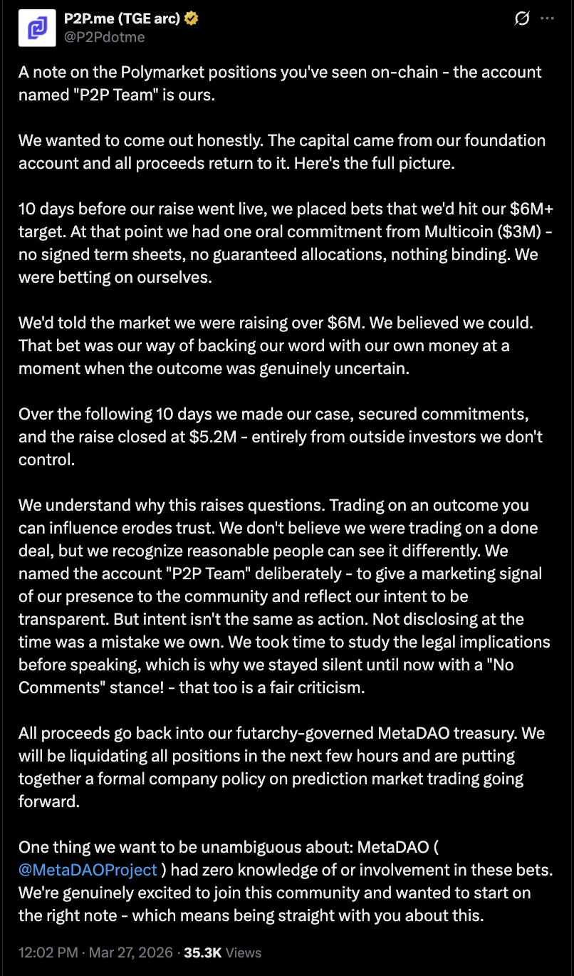 بوليماركت، أسواق التنبؤ