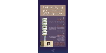 مركز التواصل الحكومي: إجراءات السلامة عند سماع صفارات الإنذار