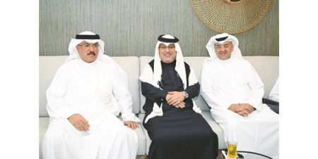 ديوان الخشتي استقبل المهنئين بالشهر الفضيل