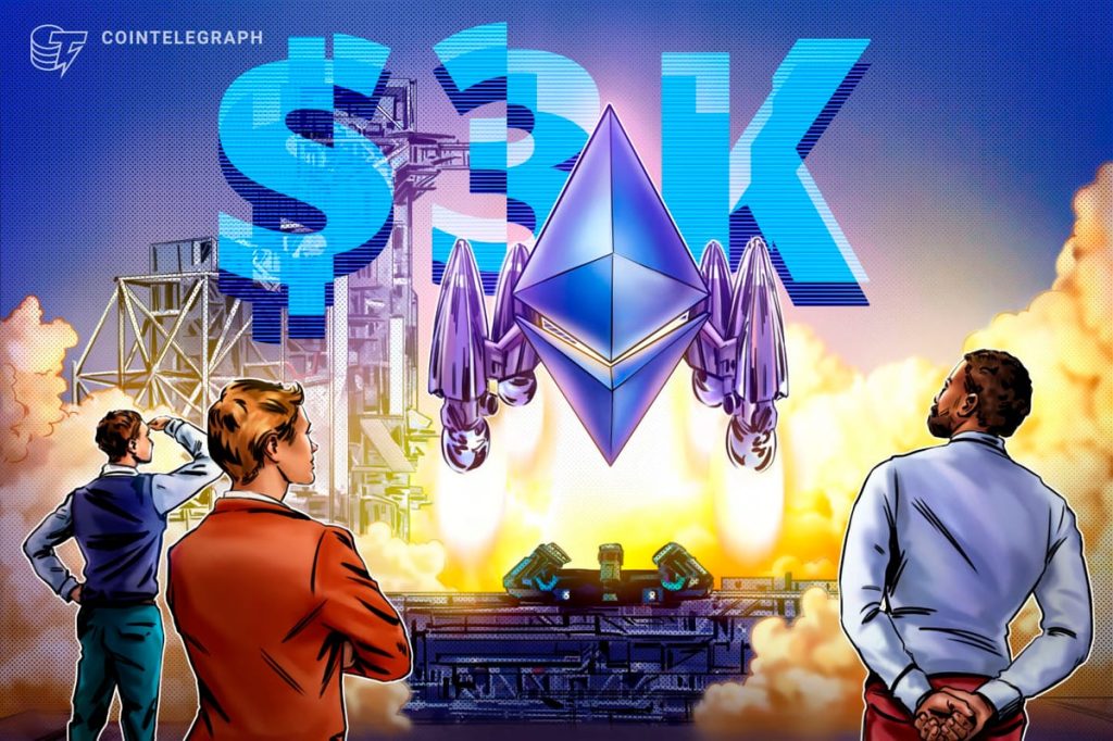 مقياس ربحية الأثير يتقلب صعوديًا حيث يستهدف سعر ETH 3 آلاف دولار