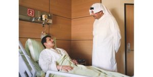 وزير الدفاع اطمأن على صحة عدد من المصابين من منتسبي القوات المسلحة