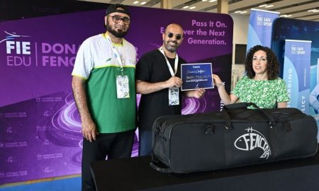 تكريم الاتحاد السعودي للمبارزة دولياً لدعم الدول النامية