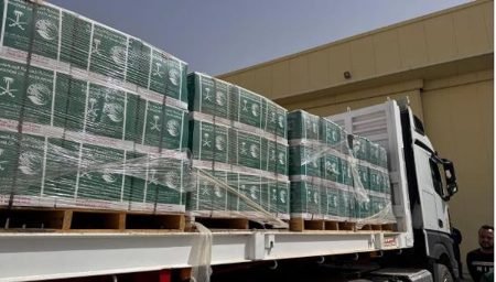 وصول الطائرة الإغاثية السعودية الـ83 لإغاثة الشعب الفلسطيني في قطاع غزة