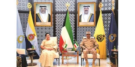 رئيس الأركان استقبل سفيري بلجيكا والهند