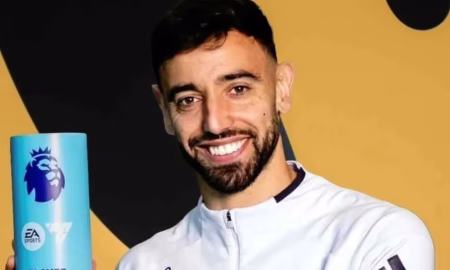 برونو فرنانديز أفضل لاعب في الدوري الإنجليزي للموسم