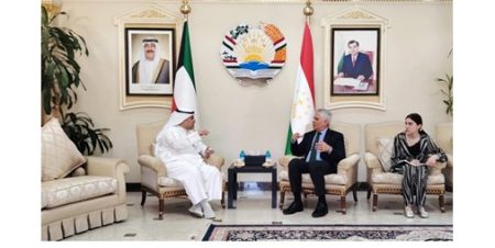 السفير العميري بحث وسفير طاجيكستان تعزيز العلاقات الثنائية