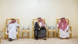 أمير الجوف يُعزي الرويلي في والدته – أخبار السعودية
