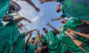 مسيرة لدعم المنتخب السعودي في كأس العالم 2026 بميامي