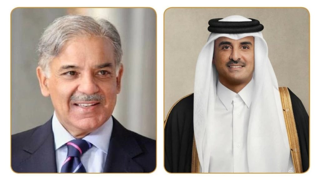 أمير قطر ورئيس وزراء باكستان يبحثان تطورات المنطقة وجهود دعم السلام