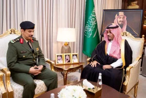 نائب أمير نجران يلتقي مدير السجون الجديد لبحث خطط التأهيل