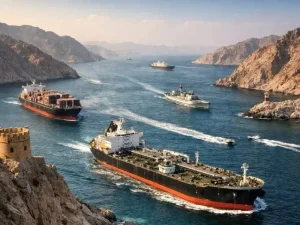انفجاران في مضيق هرمز: ناقلة نفط تعبر بسلام وتحذيرات دولية
